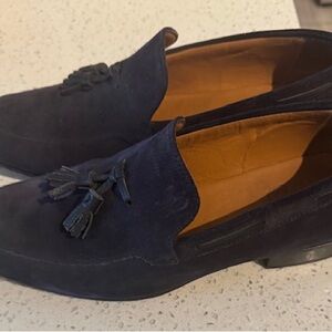 Stelier men’s blue suede shoes